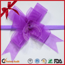 Benutzerdefinierte Farbe Hallween Sheer Pull Bow für Frauen